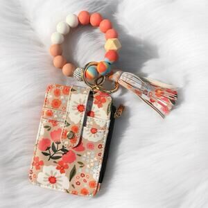 Floral Wristlet Keychain
